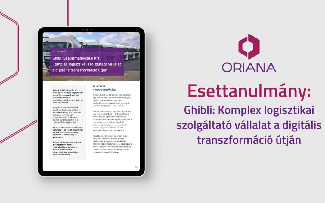 Esettanulmány: Komplex logisztikai szolgáltató vállalat a digitális transzformáció útján